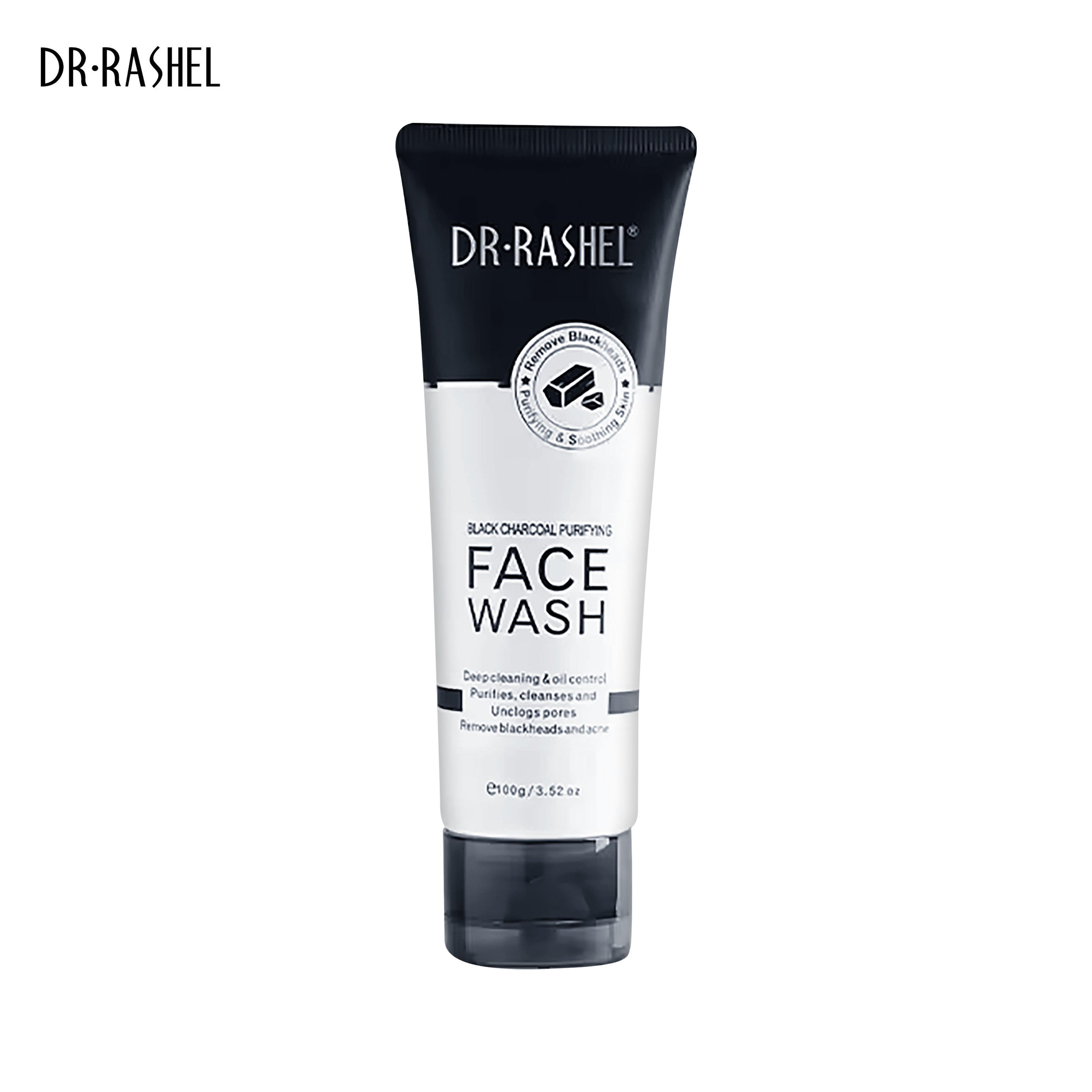 Dr.Rashel Black Charcoal Purifying Face Wash 100G