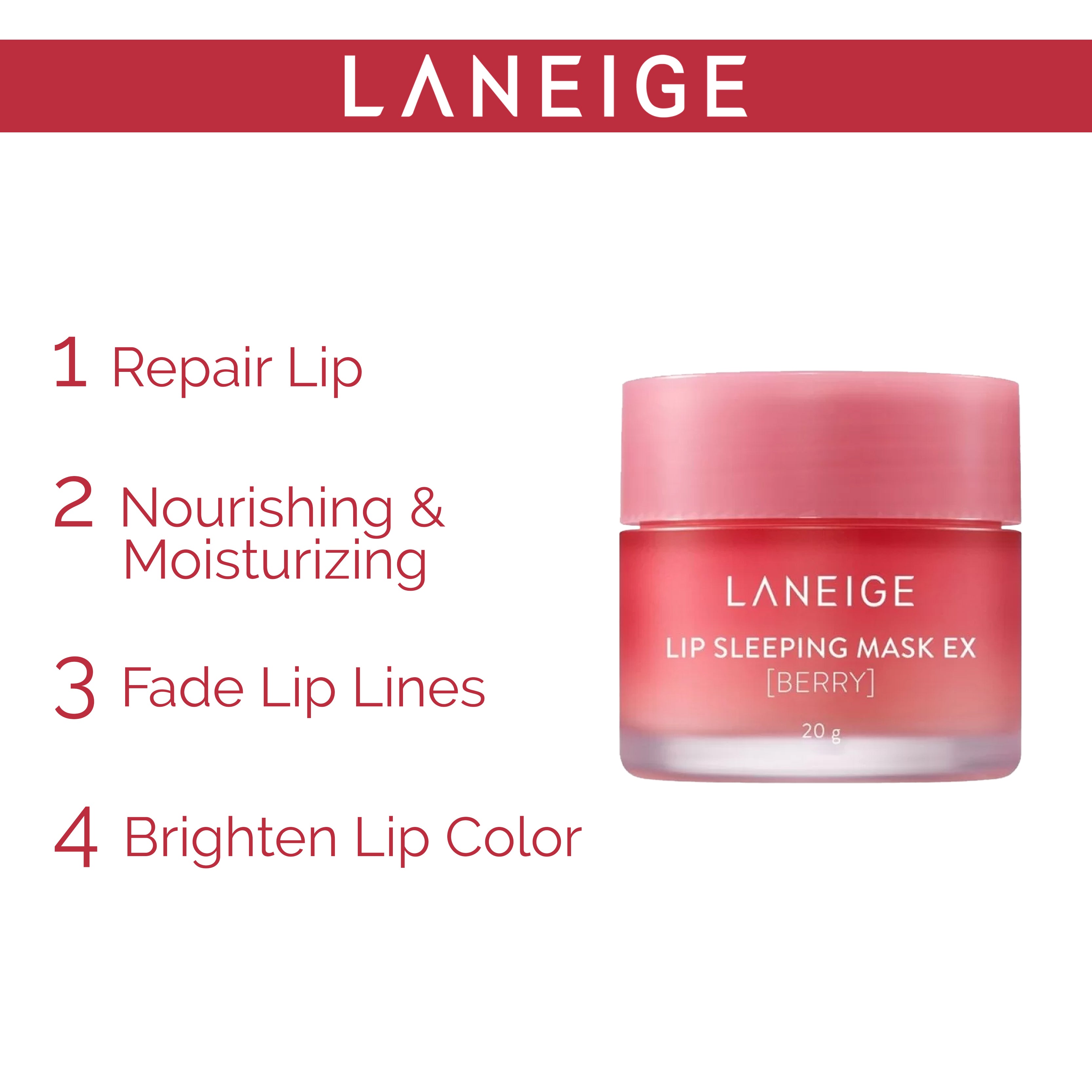 LANIEGE Lip Sleeping Mask Berry 20g