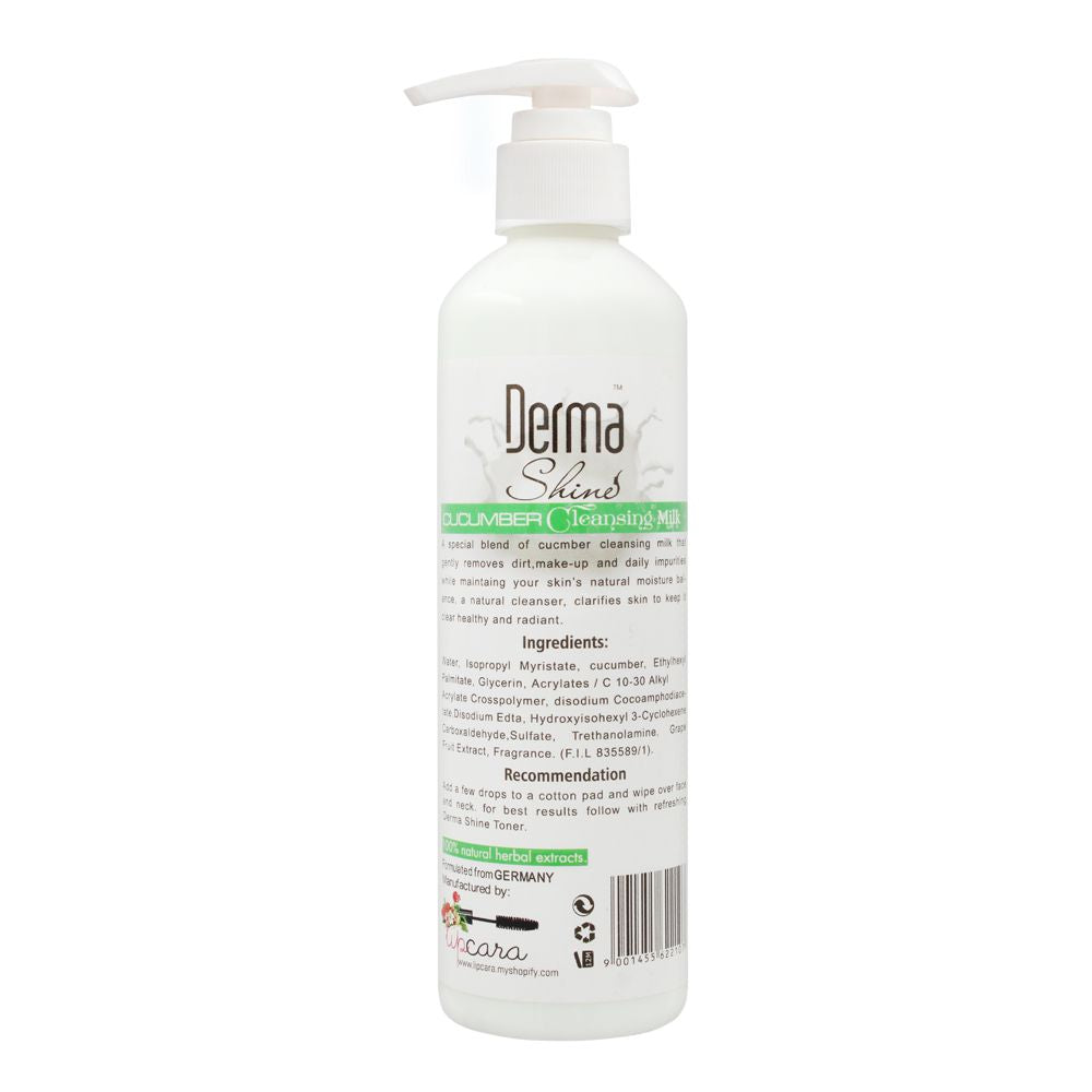 Derma Shine Cucumber Cleansing Milk 200ml