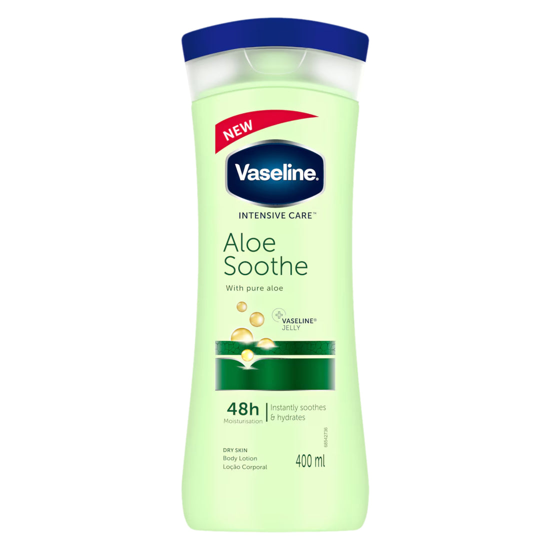 VASELINE LOTION INTENSIVE CARE ALOE SOOTHE 400 ML