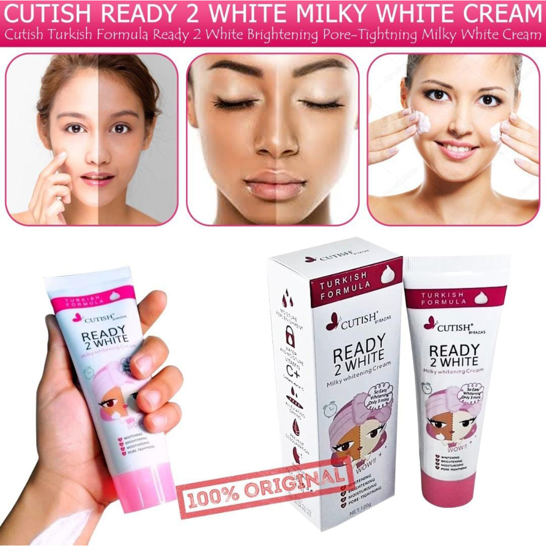 Cutish Ready 2 White Milky Whitening Cream 120G