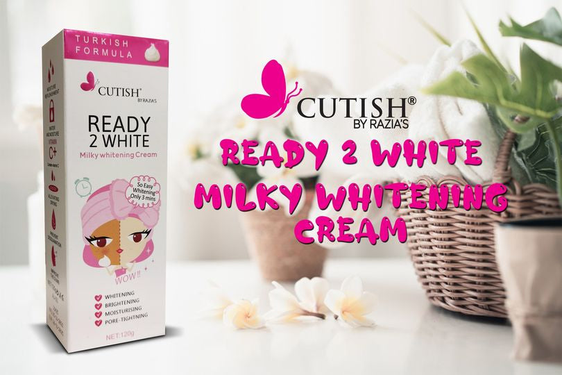 Cutish Ready 2 White Milky Whitening Cream 120G