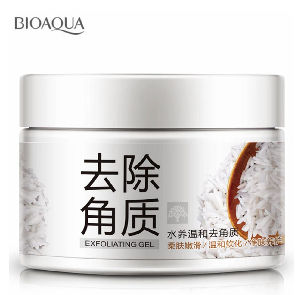 BIOAQUA Brightening & Exfoliating Rice Gel Face Scrub 140G