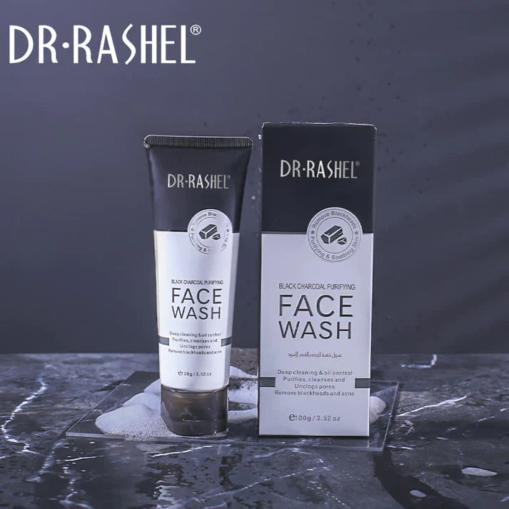 Dr.Rashel Black Charcoal Purifying Face Wash 100G