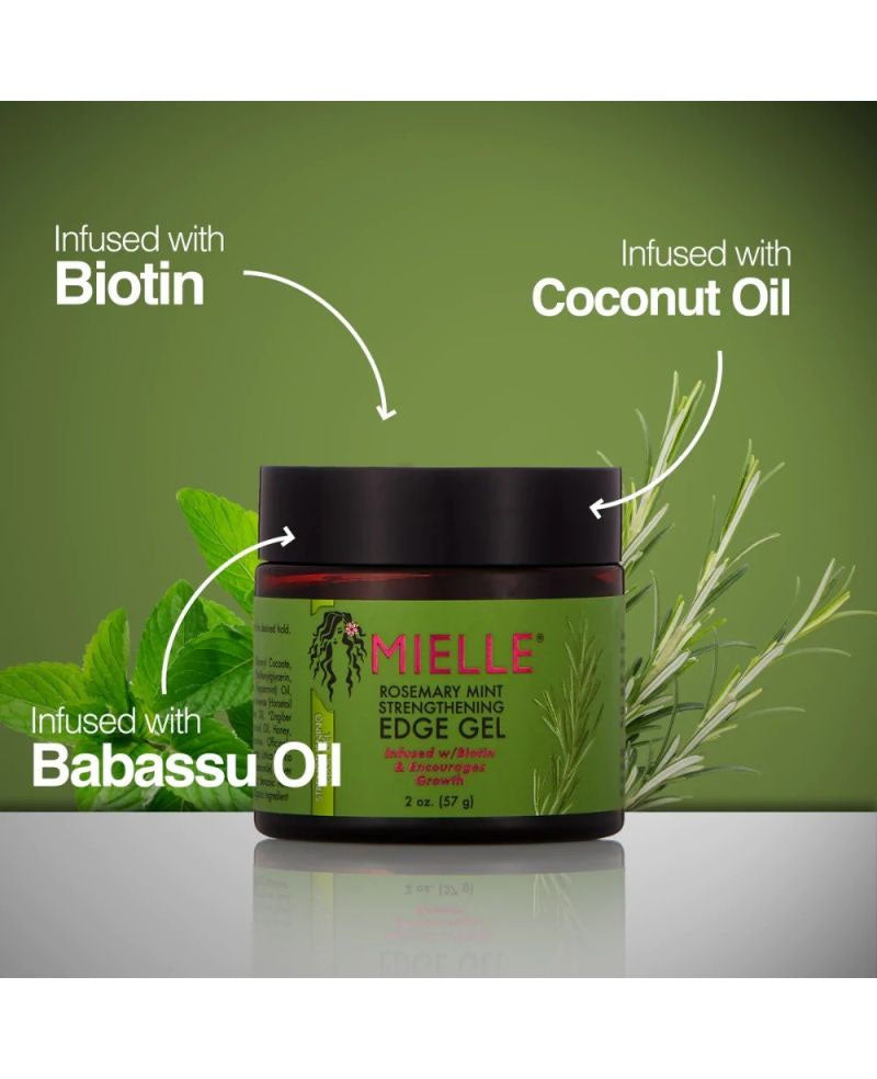 Mielle Rosemary Mint Hair Strengthening Edge Gel 57g