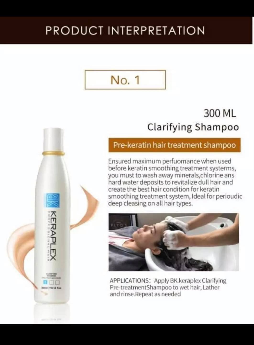 BK Keraplex Professional Brazilian Keratin Hair Treatment 300*3ML