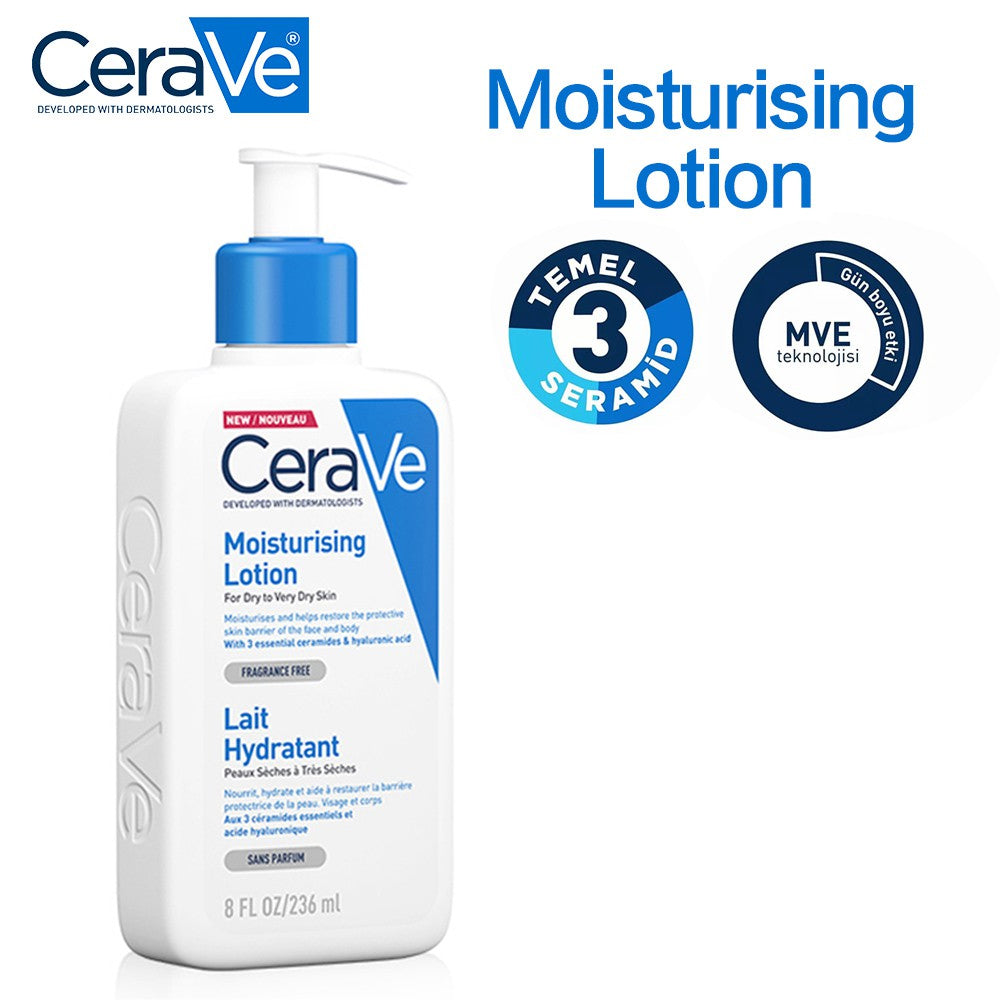 CeraVe Moisturising Lotion Lait Hydration  236ml