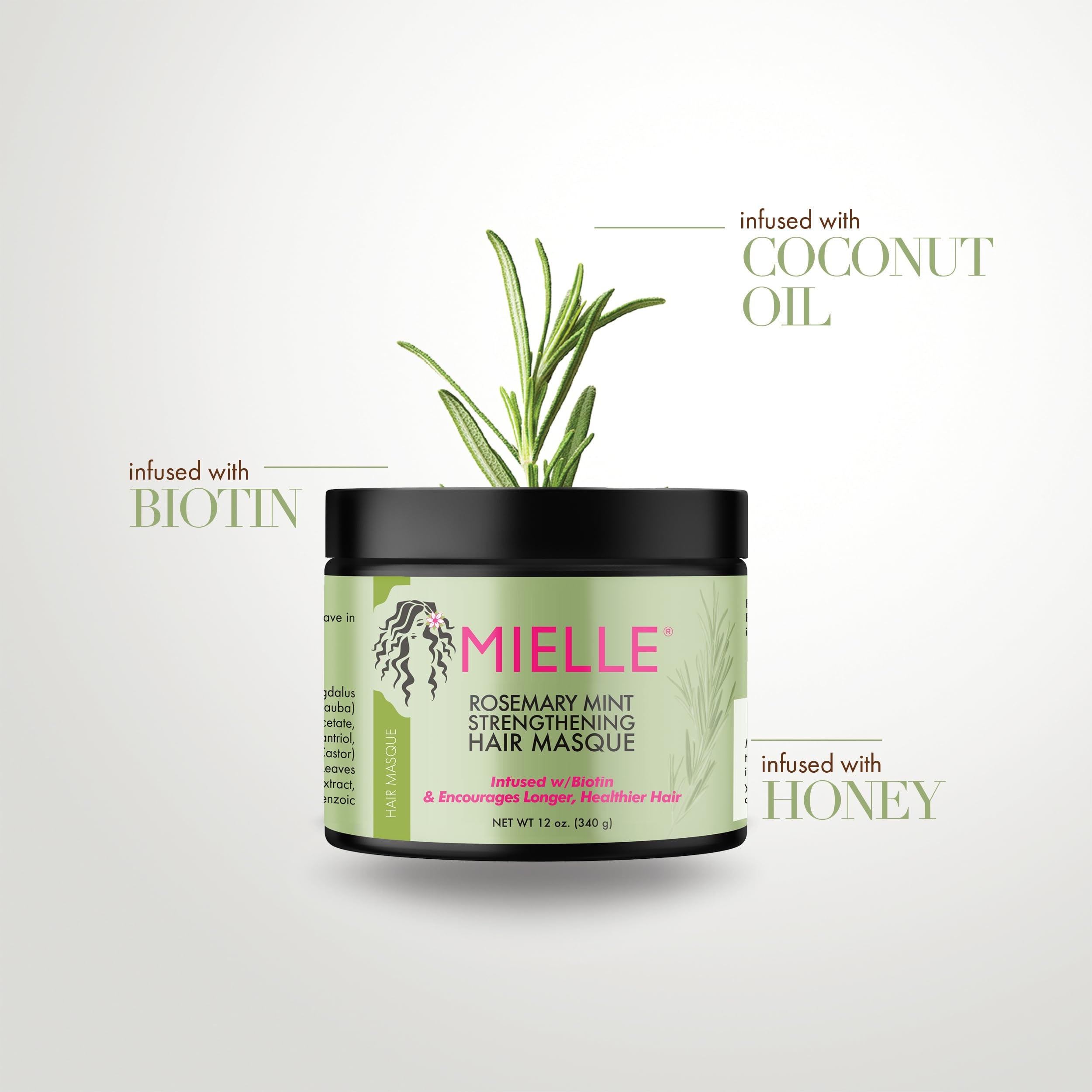 Mielle Rosemary Mint Strengthening Hair Masque 340g