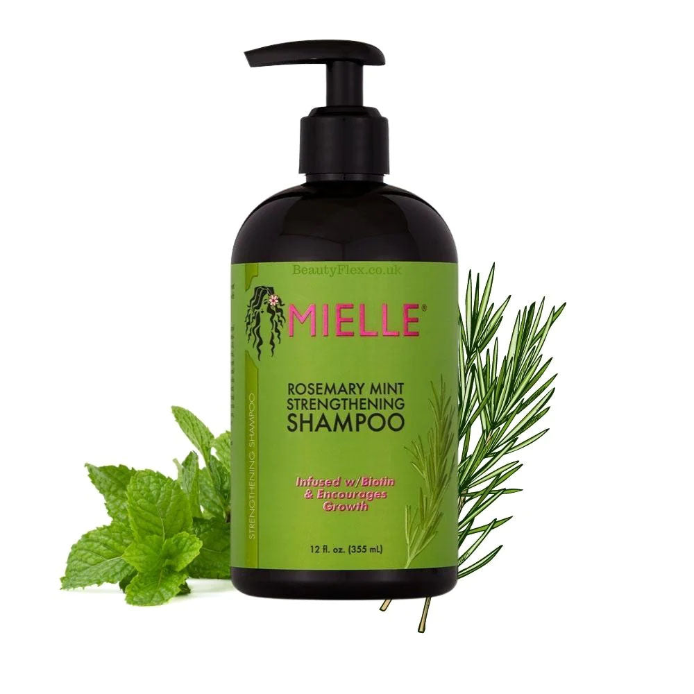 Mielle Organics Rosemary Mint Strengthening Shampoo Infused With Biotin-355ml