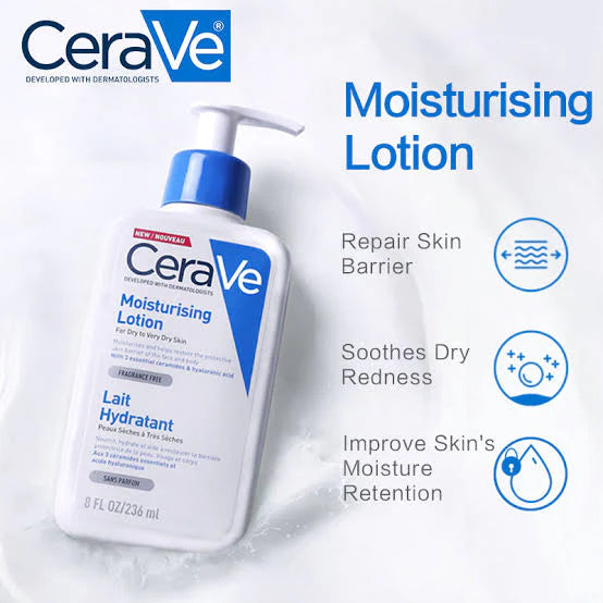 CeraVe Moisturising Lotion Lait Hydration  236ml