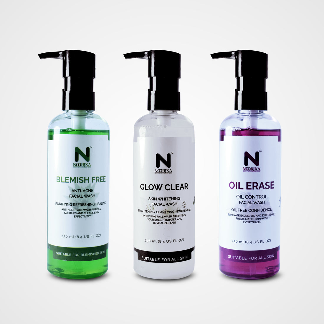 Noorixa Pack of 3 Facial Wash