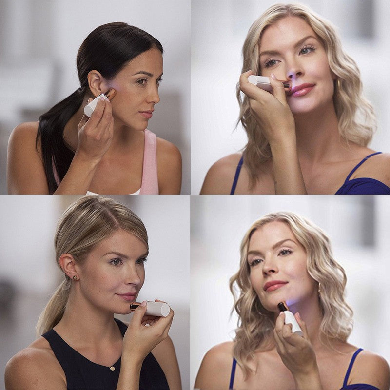 Flawless Women's Painless Hair Remover Facial Beauty Hair Trimmer Epilator Rechargable