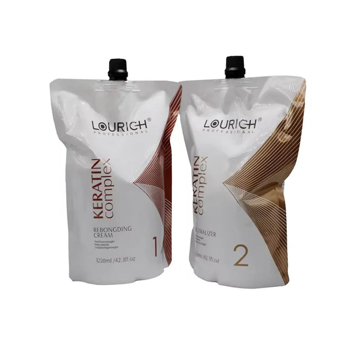 LOURICH Professional Keratin Complex White Rebonding Kit