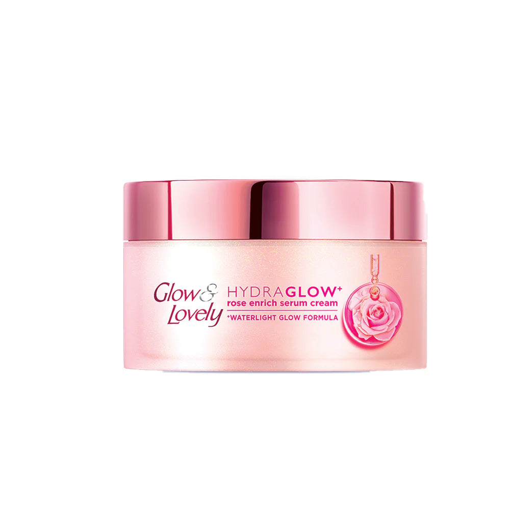 Glow & Lovely - Hydraglow Rose Enrich Serum Cream - 60G