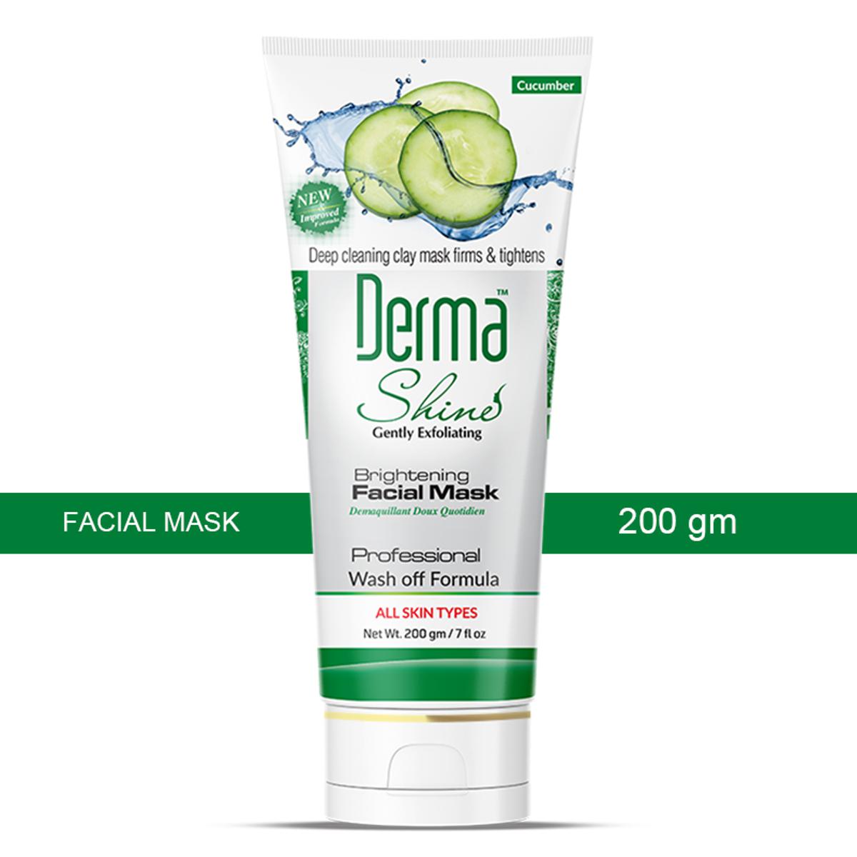 Derma Shine Hydrating Cucumber Facial Mask 200G