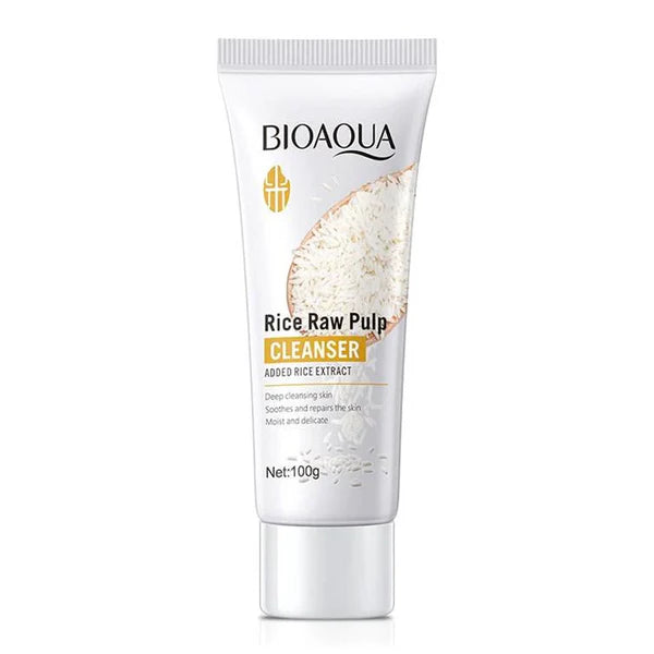 BIOAQUA RICE Face Wash RAW PULP CLEANSER 100g