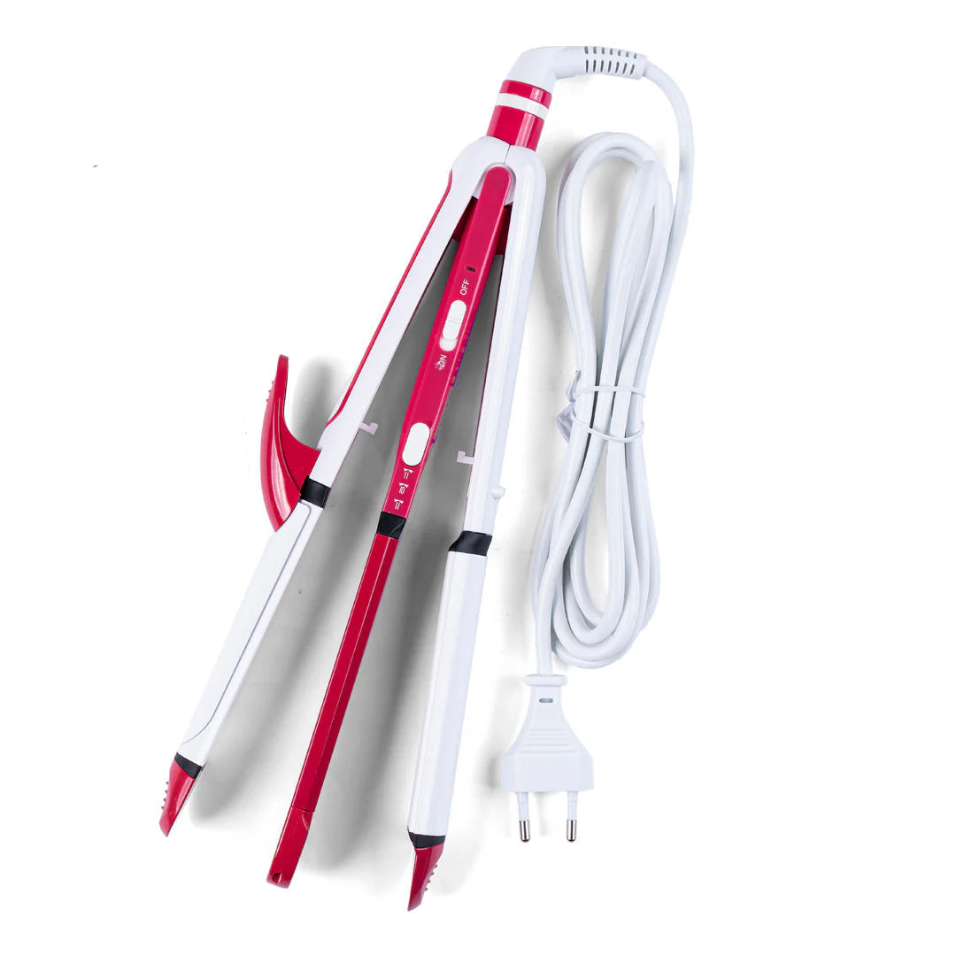 SHINON SH-8088 Hair Straightener (3 in 1 straightener, crimple and roller)