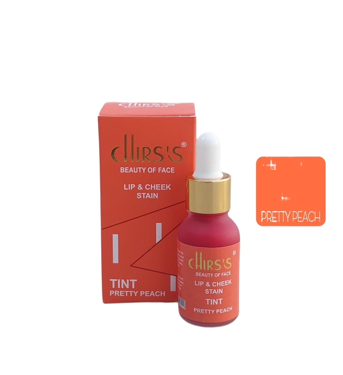 Chirs's Lips & Cheek Stain Tint -Pretty Peach