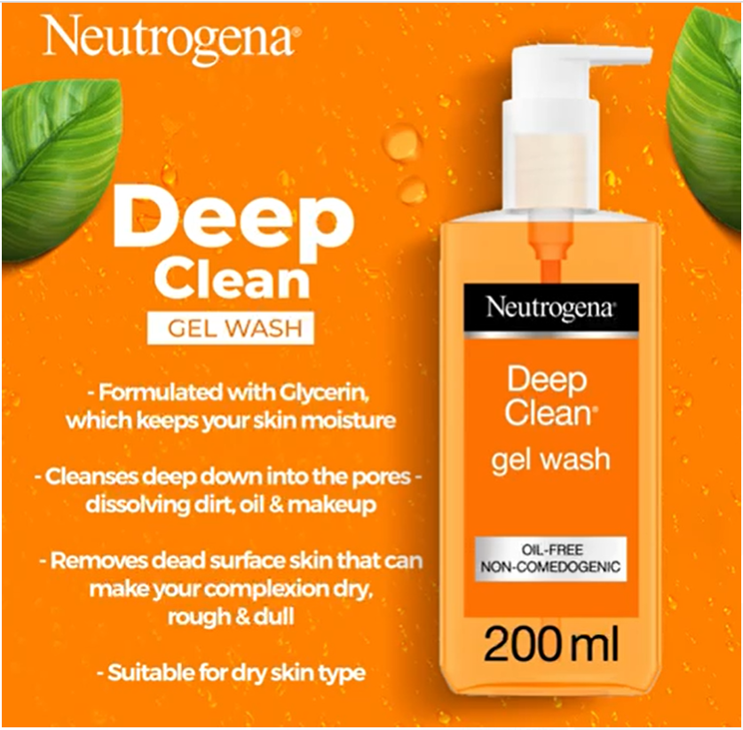 Neutrogena Deep Clean Gel Wash 200ml