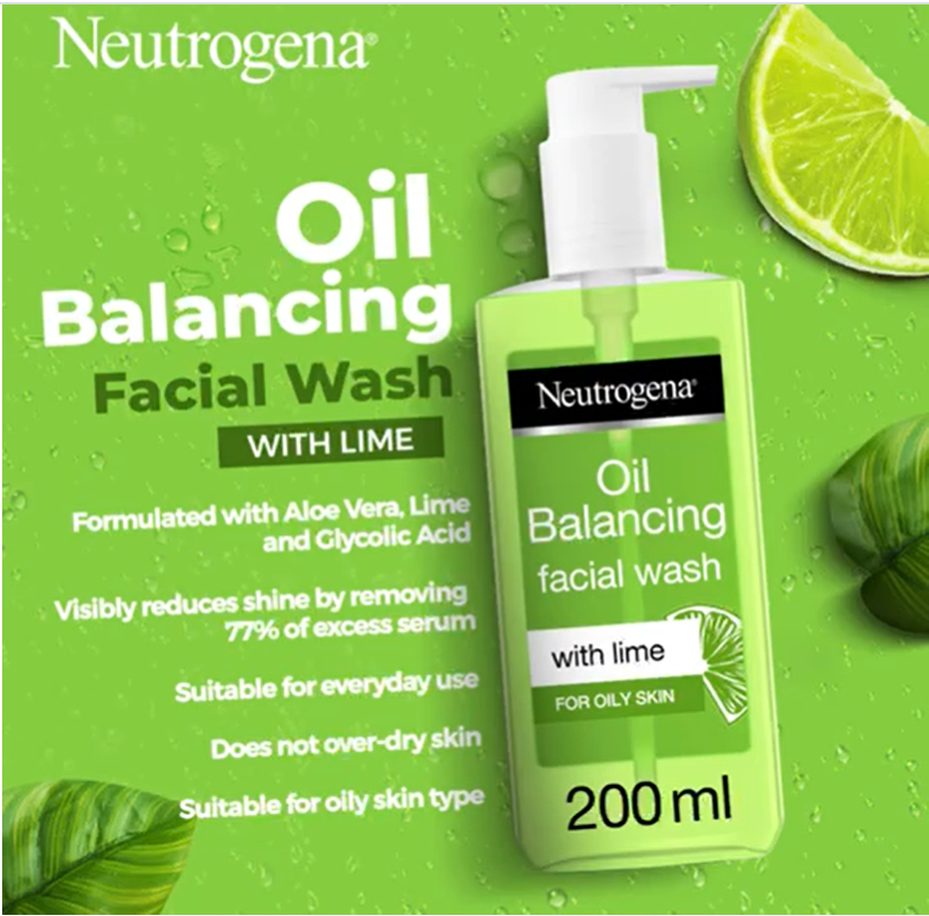 Neutrogena - Oil Balancing Facial Wash - 200ml