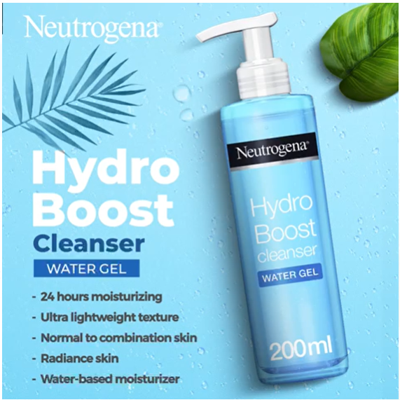Neutrogena Hydro Boost Water Gel Cleanser 200ML